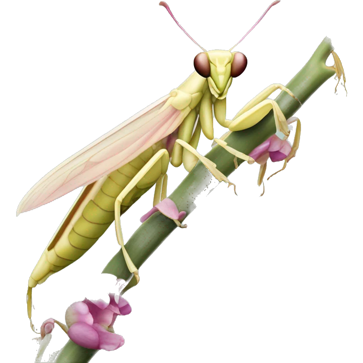 Orchid mantis  hymenopus coronatus emoji