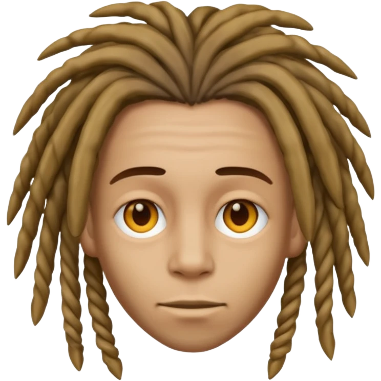 Nonchalant dread head  emoji