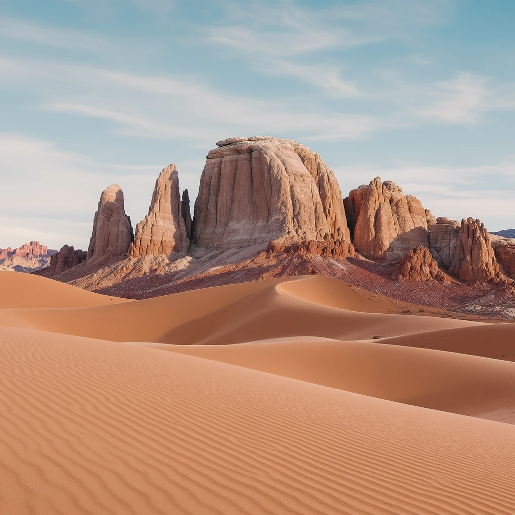 A modern desert mountain, wallpaper, modern emoji