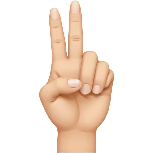 I want an emoji that looks like these👌🏻🤏🏻but i want that the the middle vinger touches the tumb and the other vingers dont. emoji