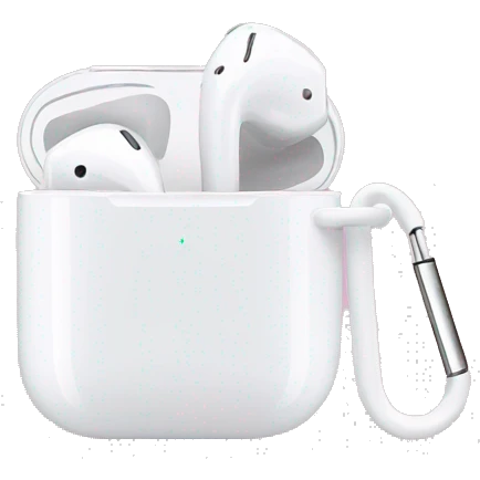 Pink AirPods emoji