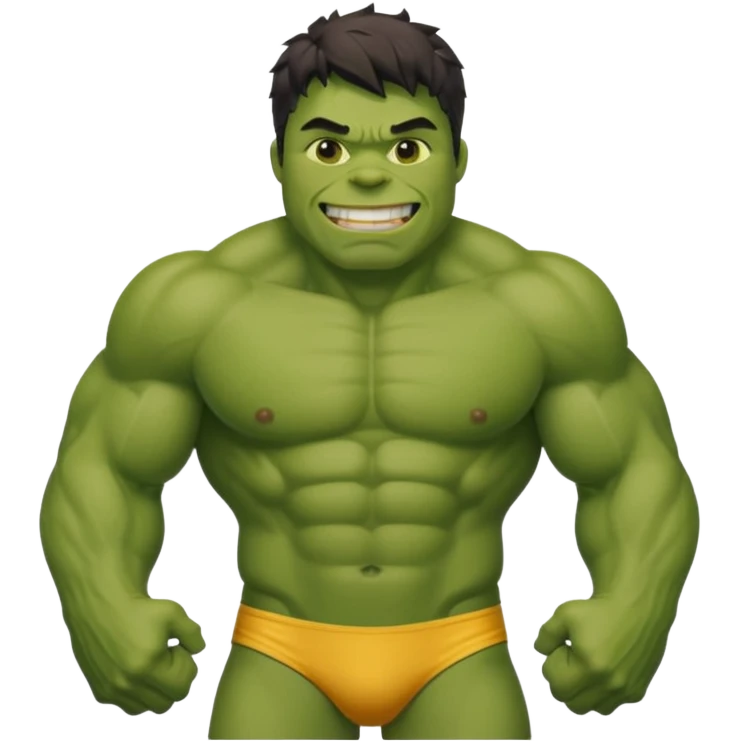Hulk de bikini emoji