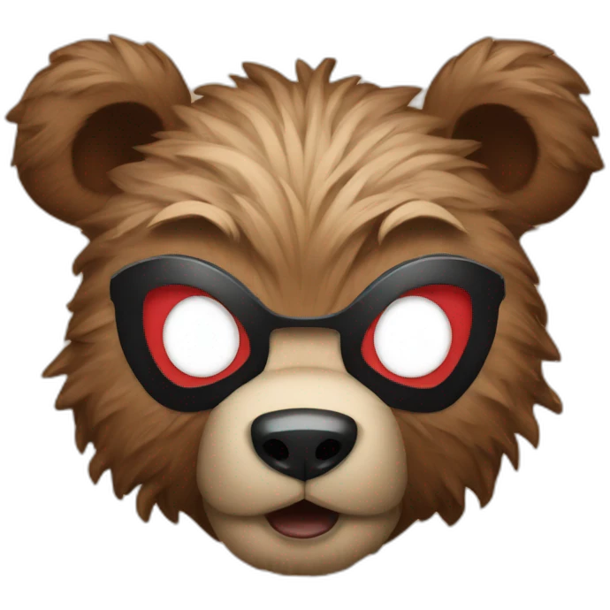 A spider man bear emoji