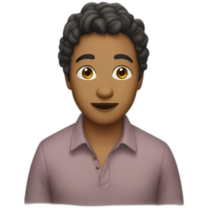людина, яка думає emoji