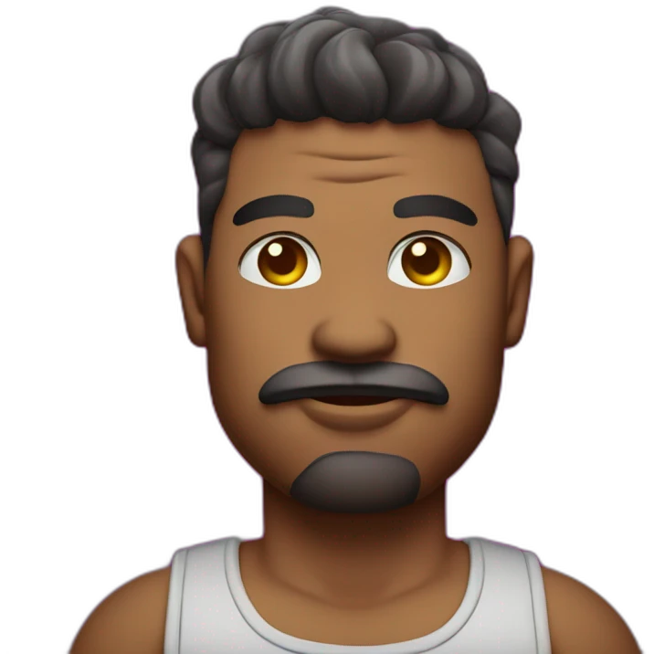 Masculinity Juicy big caboose-neon sign style  emoji
