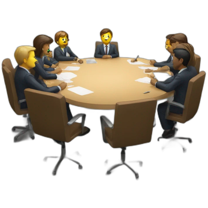 meeting a ngry emoji