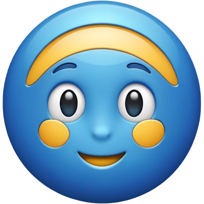 Blue tik emoji