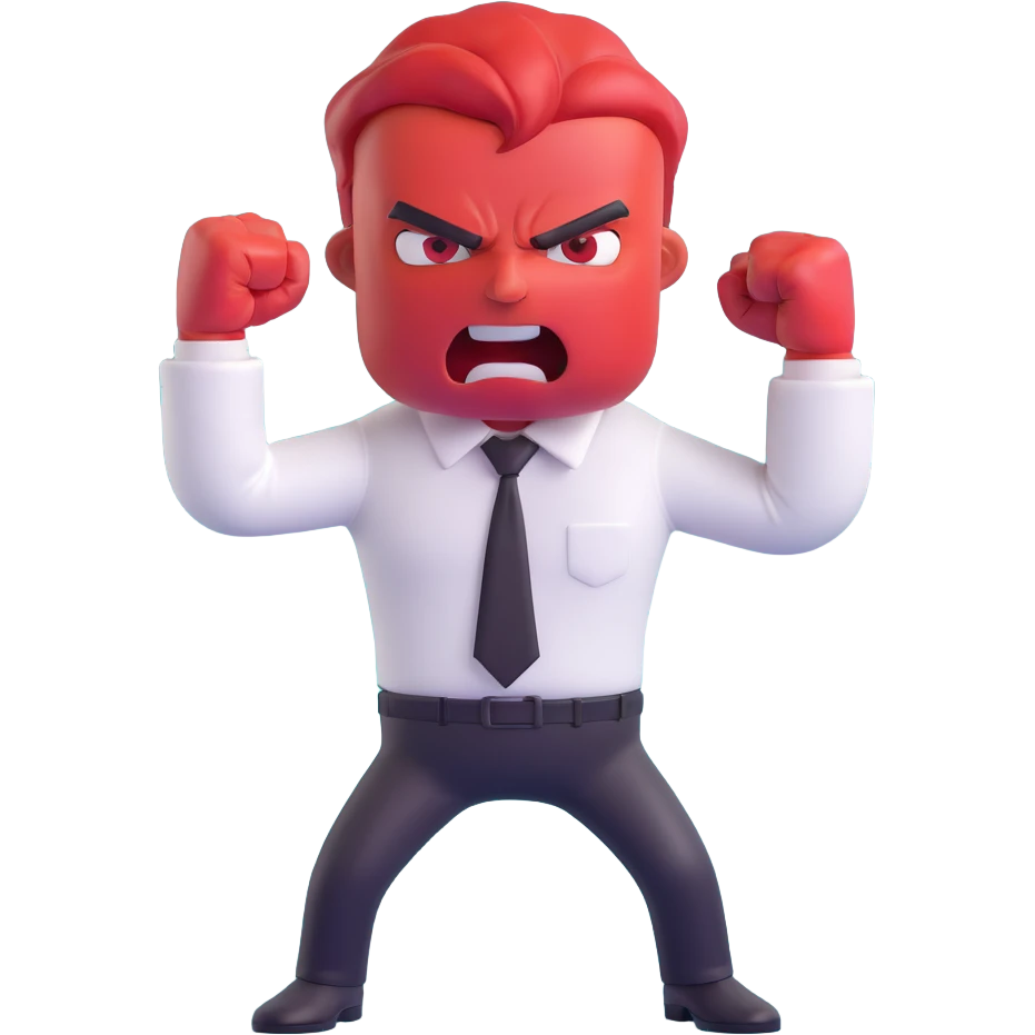 Anger character from Inside Out movie emoji