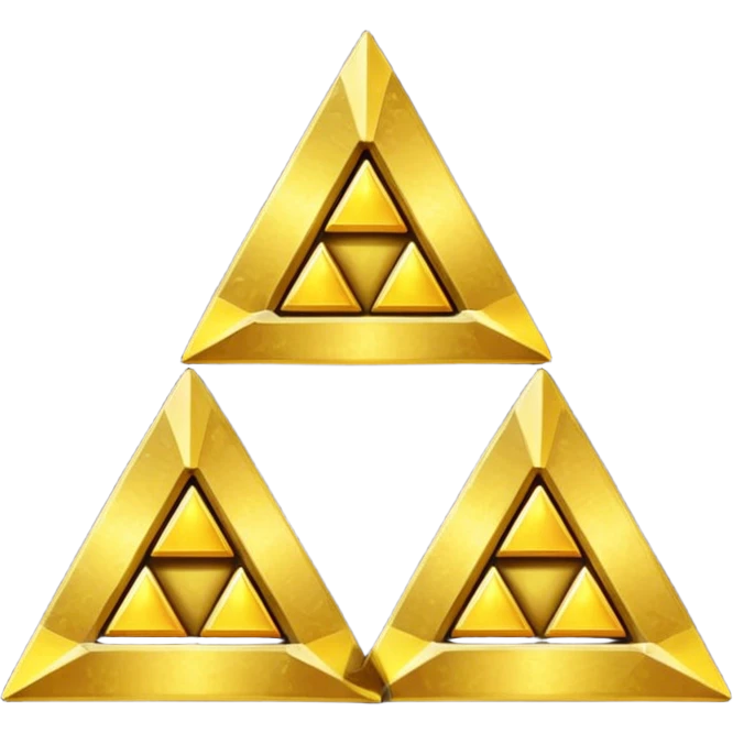 Tri Force The legend of zelda emoji