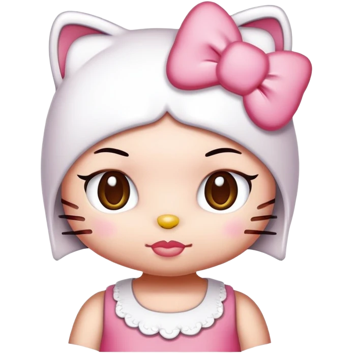 Hello kitty saying Claire emoji