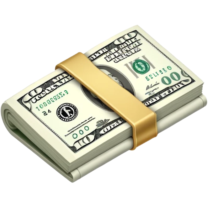 Cokaine dollar bill emoji