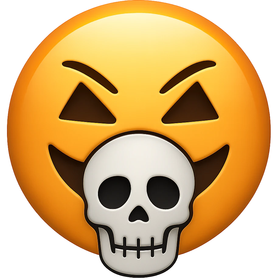 Halloween slay emoji, remove background emoji