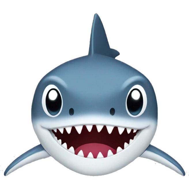 Shark lgbt color emoji