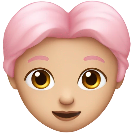Baby pink heart emoji