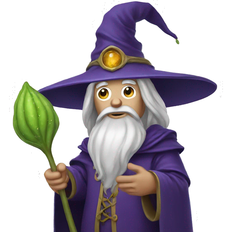 A bean wizard emoji