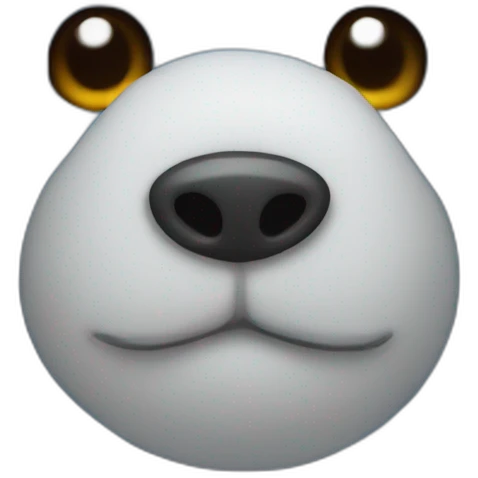 Blue teddy bear emoji