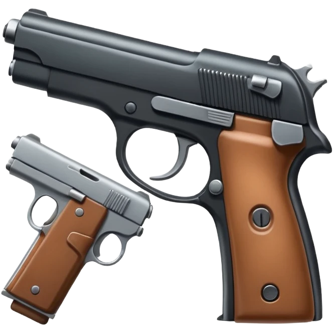 due mani messe come una pistola verso l’alto  emoji