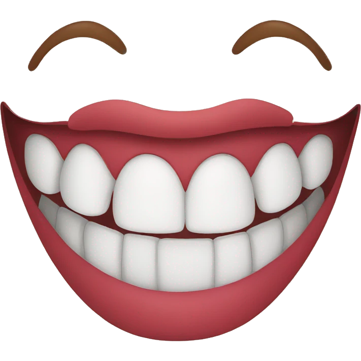 open smiling mouth emoji