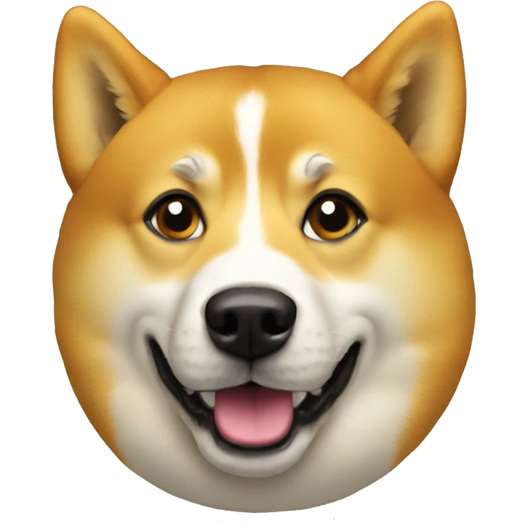 Doge tenant une bière emoji