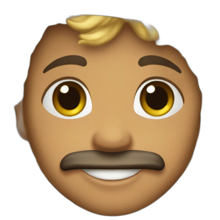 Bebê feliz de pirata emoji