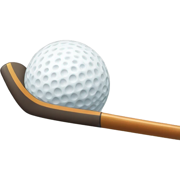 Golf stick emoji