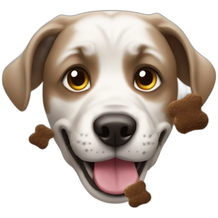 dog eat poop emoji