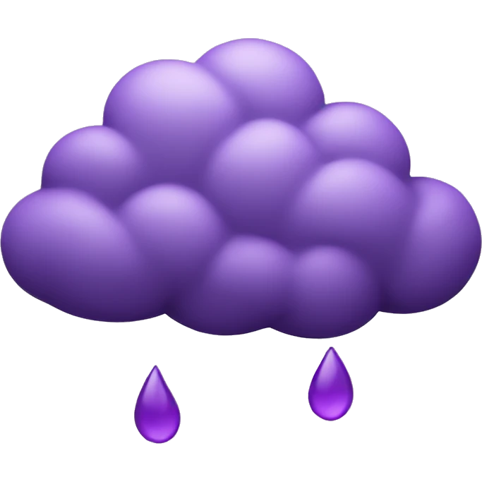 purple cloud emoji