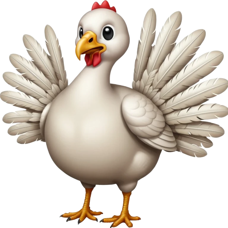 White turkey emoji
