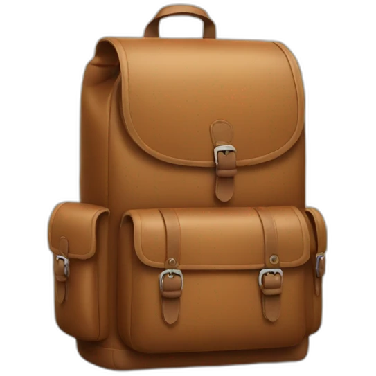 school bag emoji