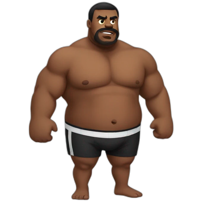 fat boxer emoji