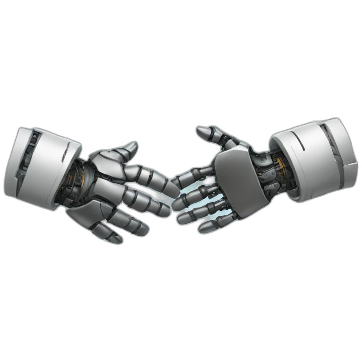The human-robot handshake emoji