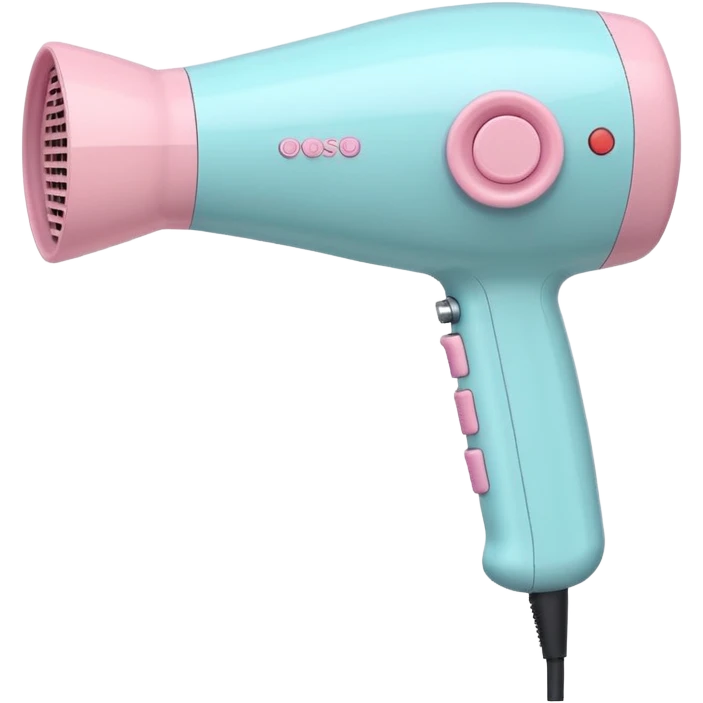 Cute Hair dryer, differentdesigns and pattern emoji