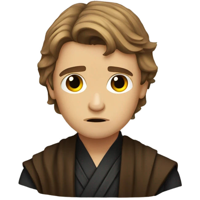 Starwars, Anakin Skywalker, sad emoji