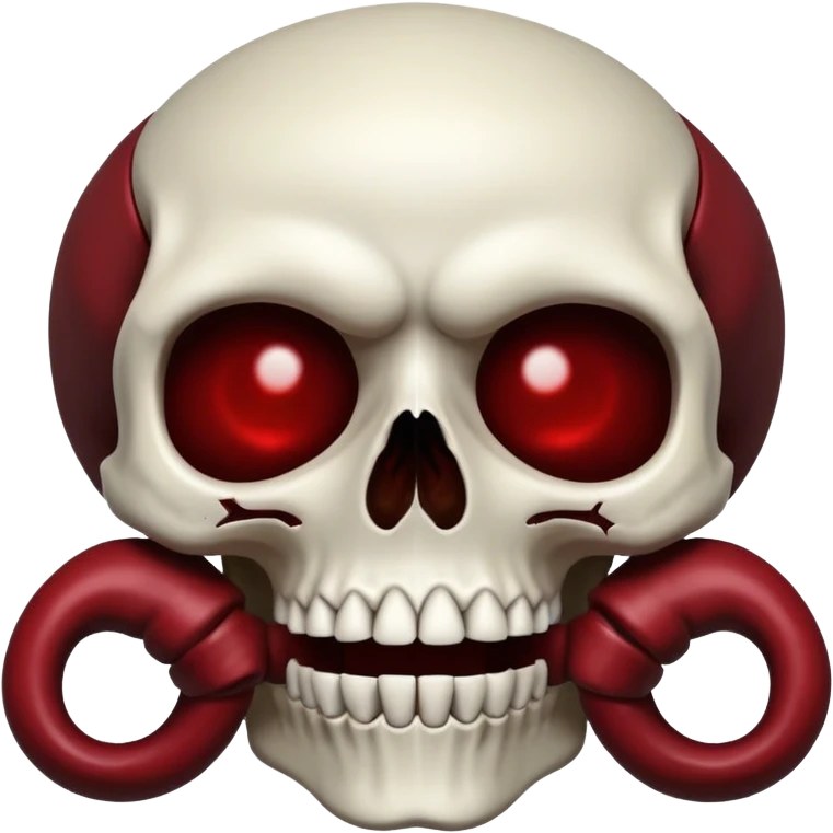 Choked skull emoji