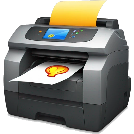 Printer that explodes emoji