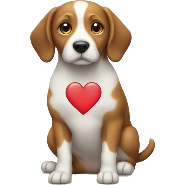A Dog with a Heart  emoji