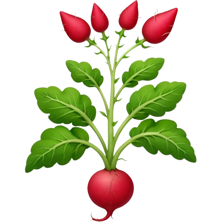 radish plant emoji