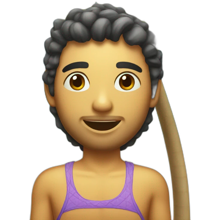 Malla de playa emoji