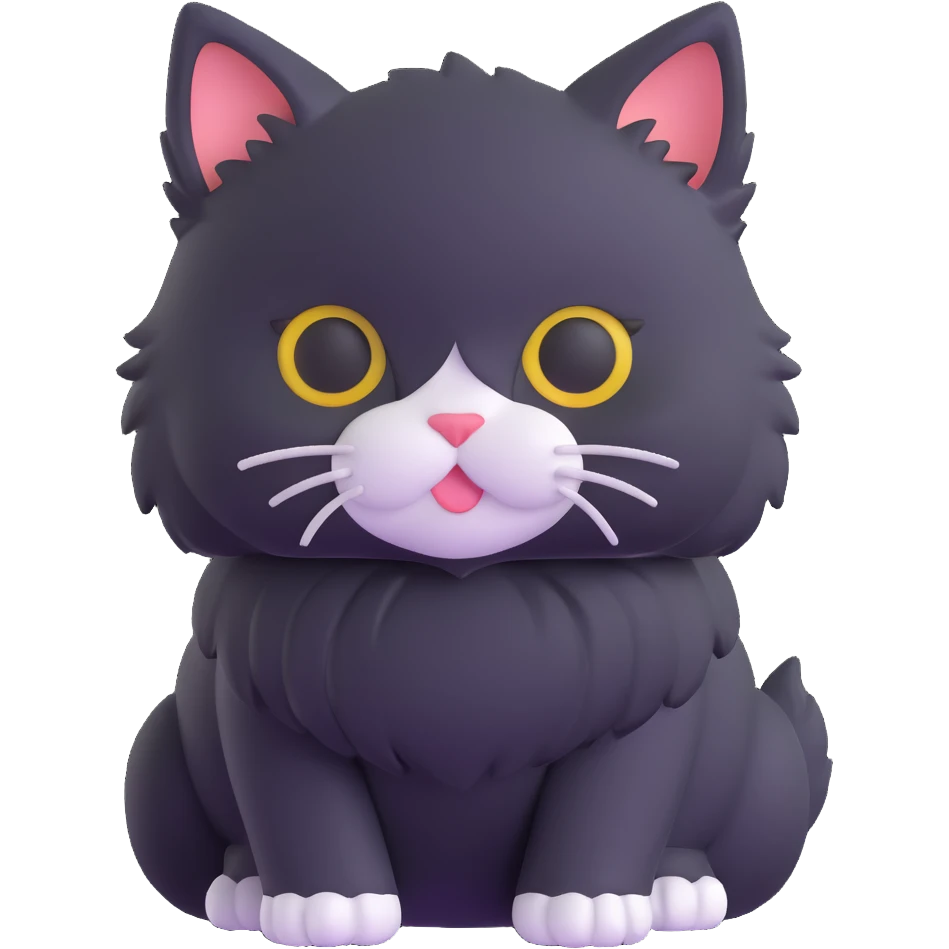 fluffy kitten emoji