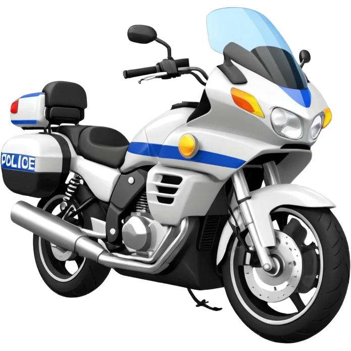 Police motorcycle emoji