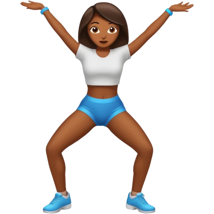 Twerk atan kız emoji