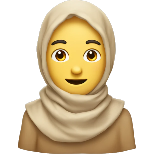 Beige Schal  emoji