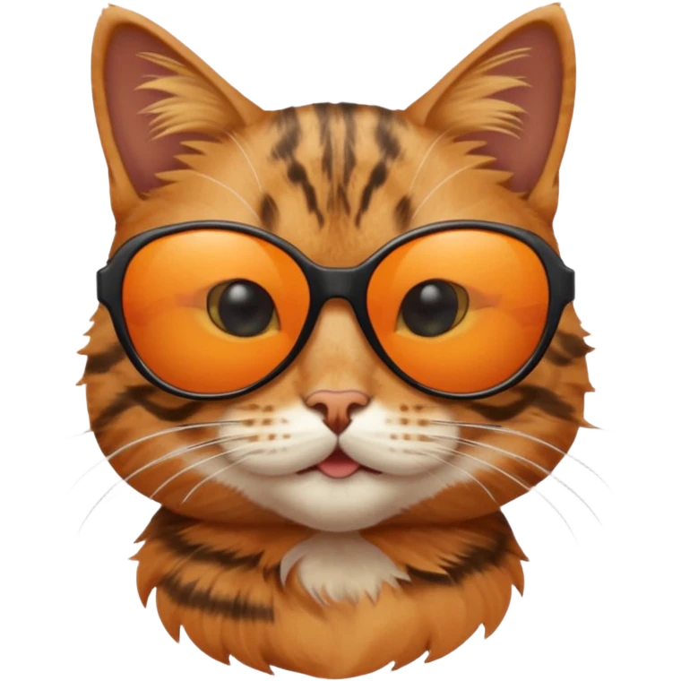 Cat wearing sunglasses emoji