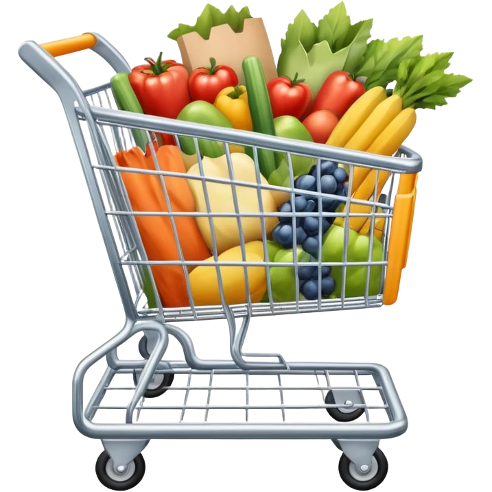 shopping cart emoji