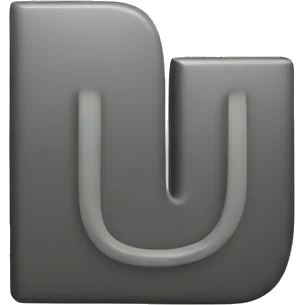 Letter U emoji