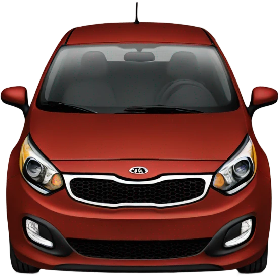Black kia rio 2012 emoji