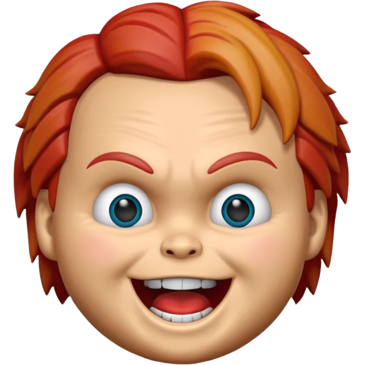 Un emojin de chuky emoji