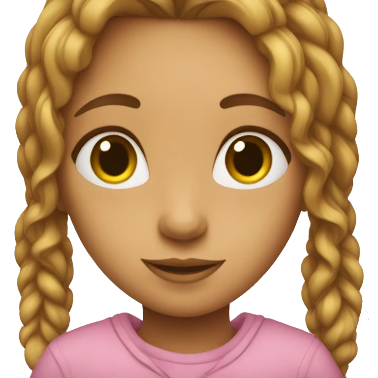 A girl who doesn’t know emoji