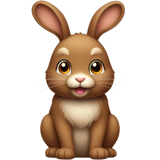 Brown bunny emoji