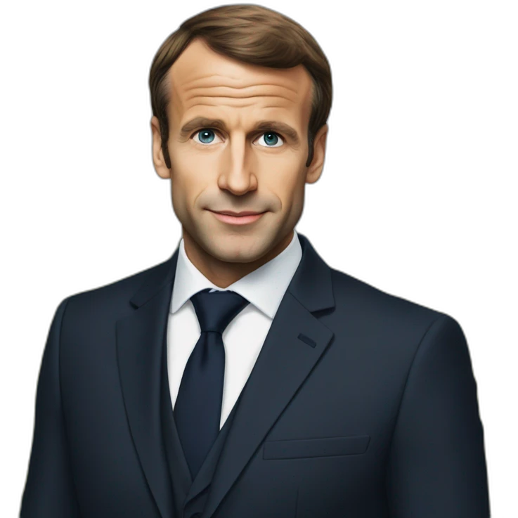 Macron sur Marrine le peine emoji